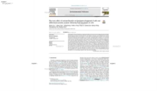 The toxic effect of sodium fluoride on Spodoptera frugiperda 9 cells and differential protein analysis following NaF treatment of cells